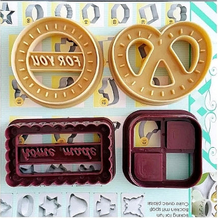 Алатки модли за колачи Danish сет 4 парчиња