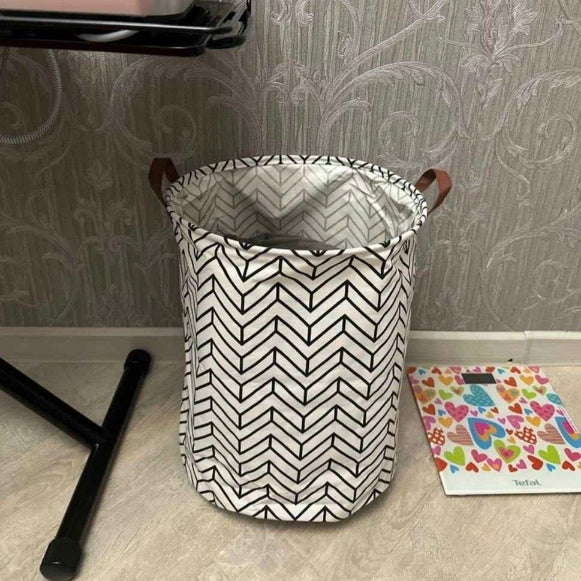 Корпа за алишта,веш,играчки платнена со рачки