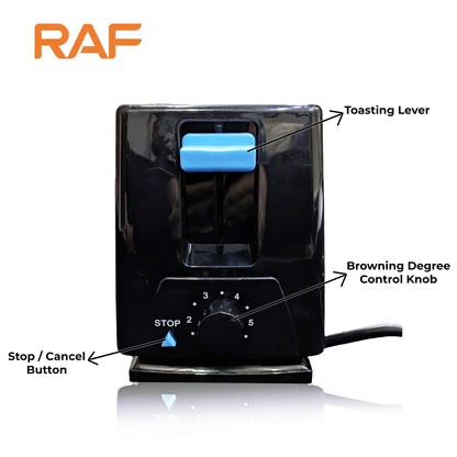 Тостер електричен RAF 650W